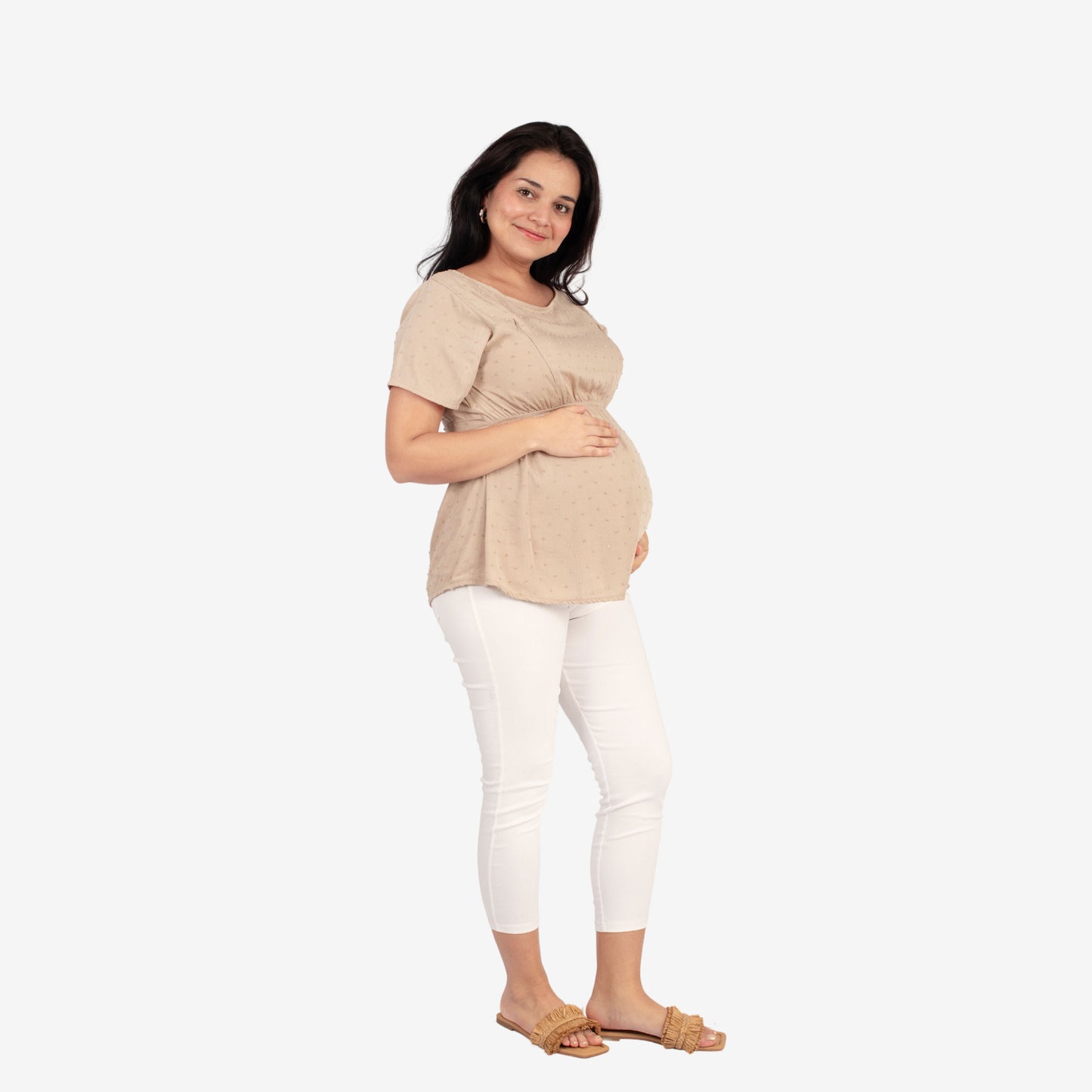 Blusa Tulum - Beige (Maternidad y Lactancia)