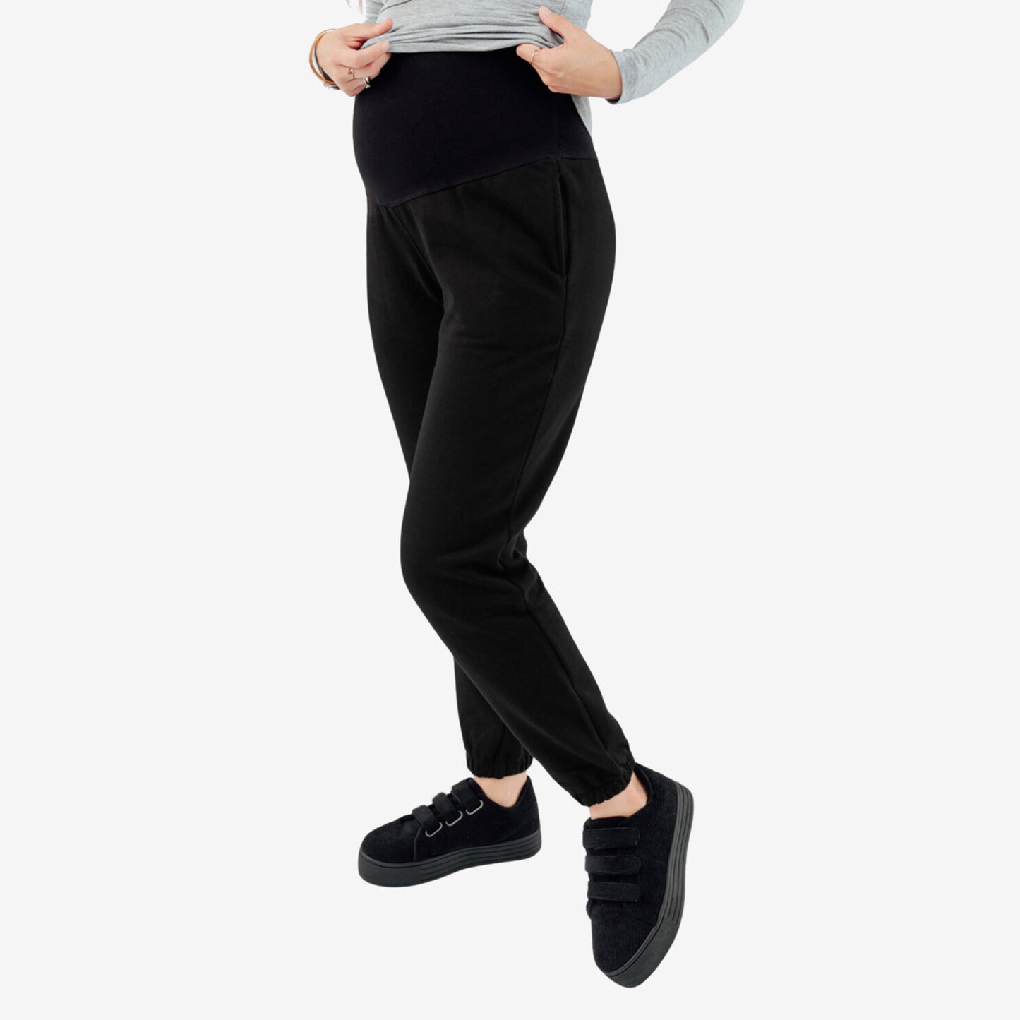 Jogger de Maternidad Invierno (negro)